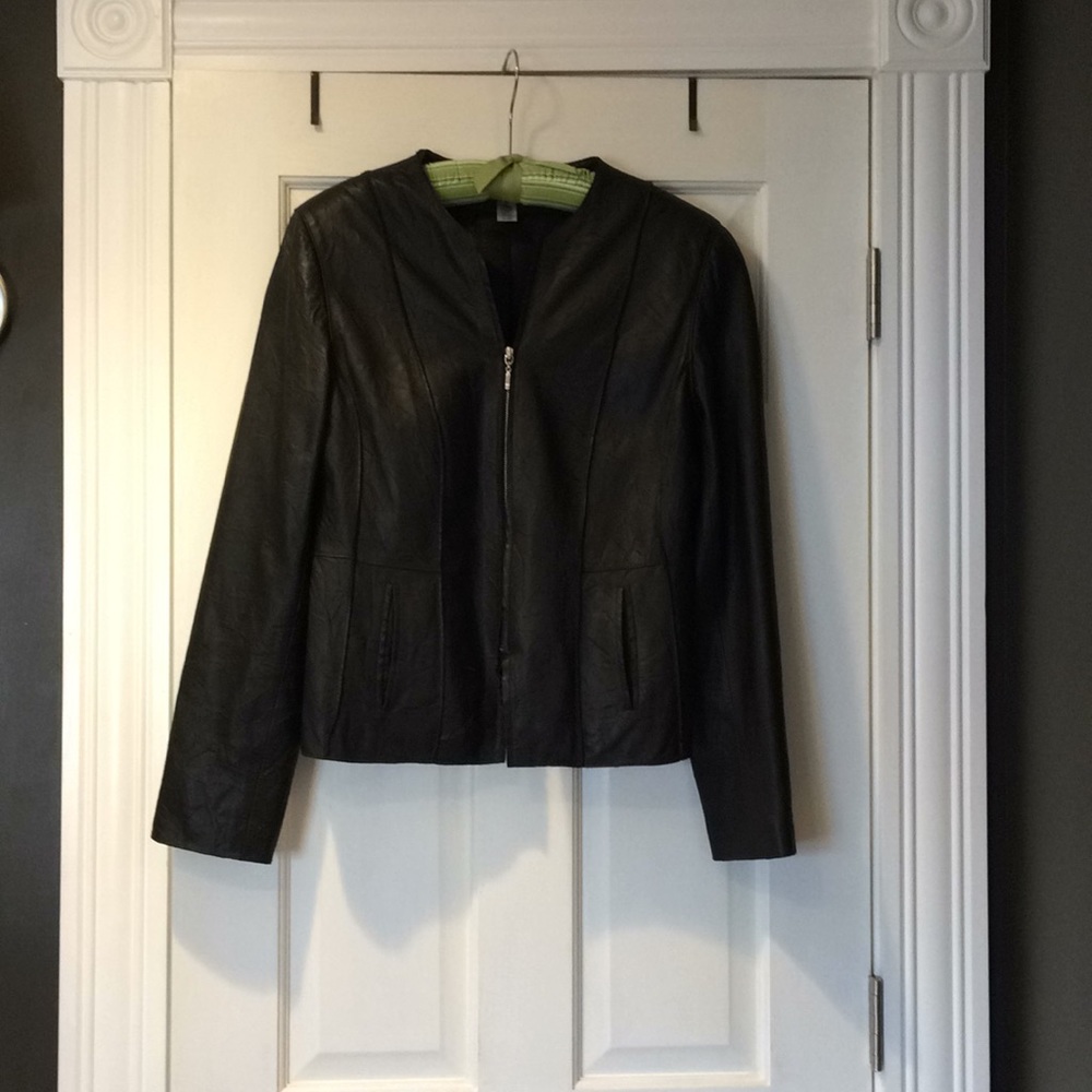 Jones New York Leather Jacket